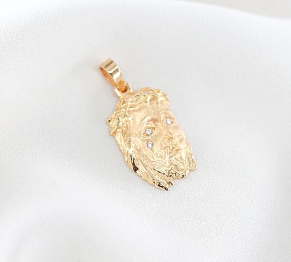 Medalha Cara de Cristo Ouro 19,2Kt