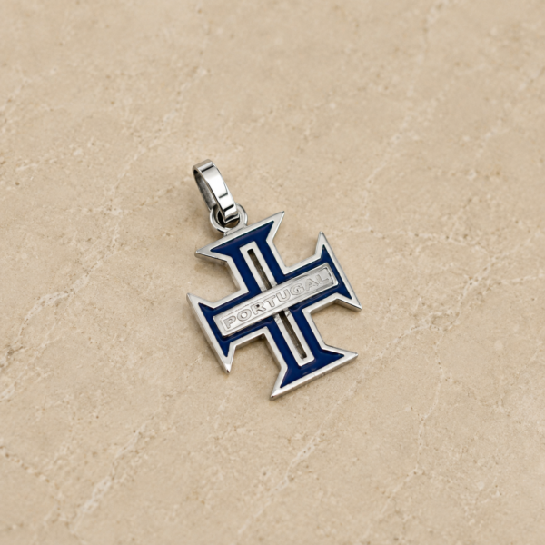 Cruz Portugal Ouro Branco 19,2Kt