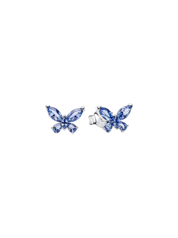 Brincos Borboleta Prata Pandora