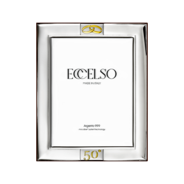 Moldura 50 Anos Pvd Prateado