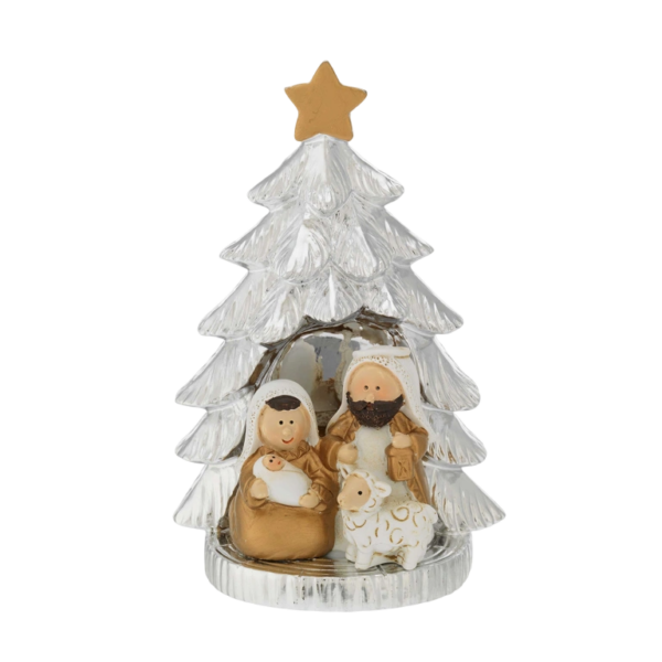 Presépio Árvore de Natal PDVPrateado