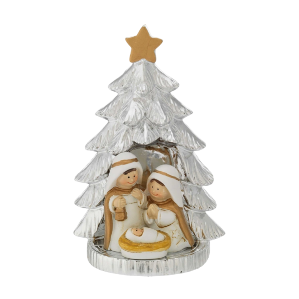Presépio Árvore de Natal PDVPrateado