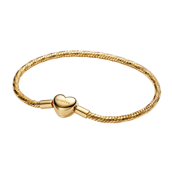 Pulseira Coração Revestida a 14Kt Pandora