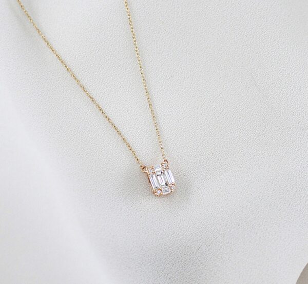 Colar Diamantes Ouro 19,2Kt
