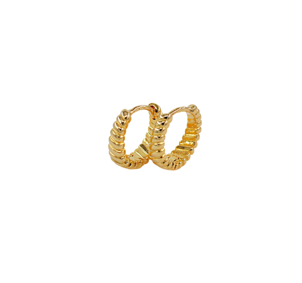 Argolas Riscadas Prata