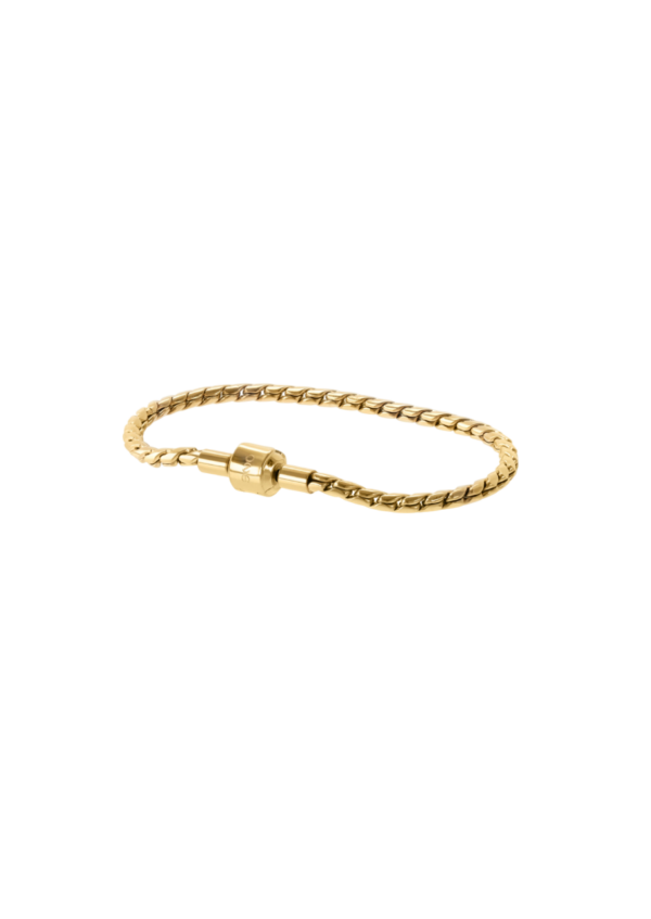 Pulseira One Energy Master Twisted Gold