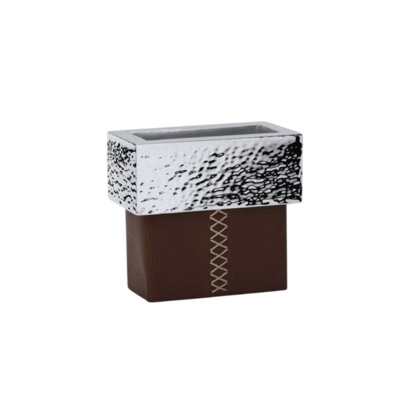 Porta Cartões Banho Prata Topázio