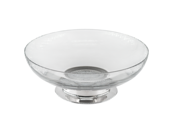 Fruteiro Cristal Atlantis Prata Topázio