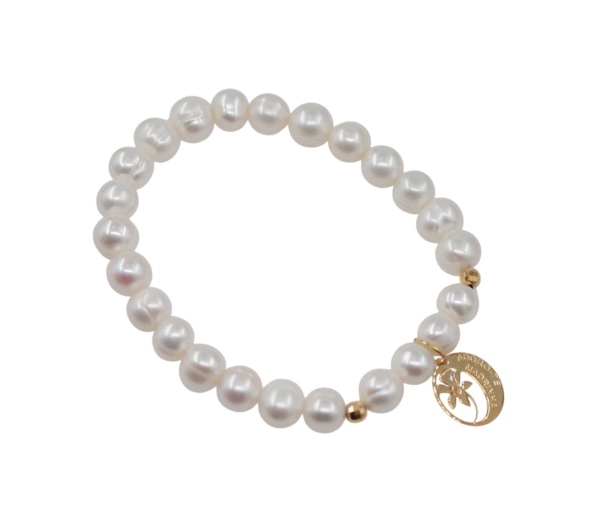 Pulseira Pérolas Madrinha Prata