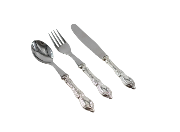 Conjunto Três Talheres Prata