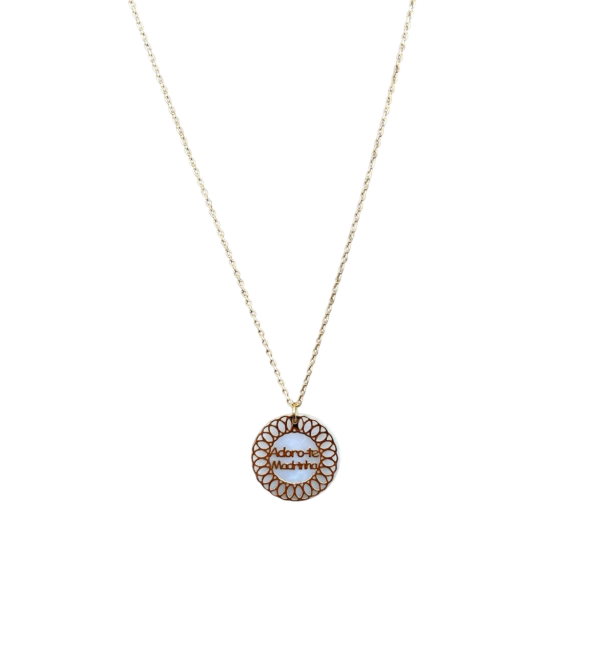 Colar Madrepérola Madrinha Prata