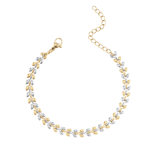 Pulseira Bicolor Aço Hassu