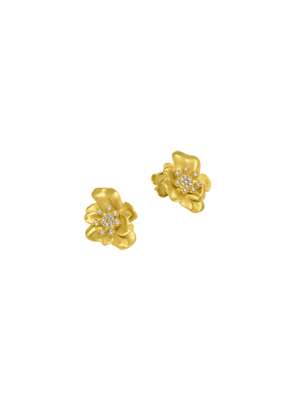 Brincos Olivia Prata Dourada