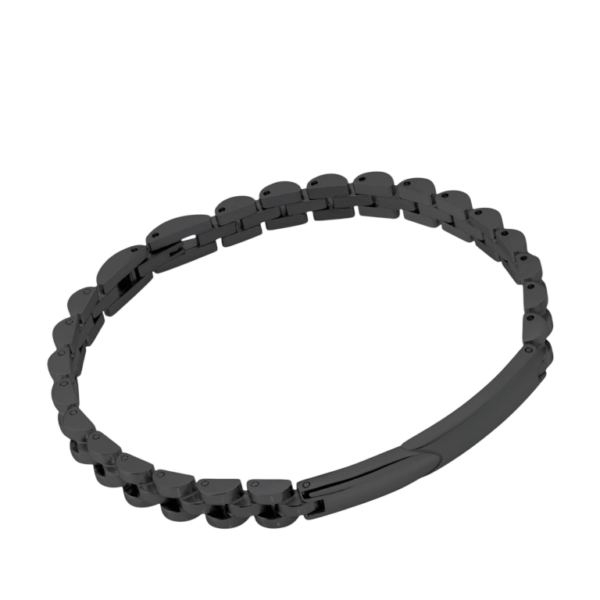 Pulseira Aço Biker Dark Hassu