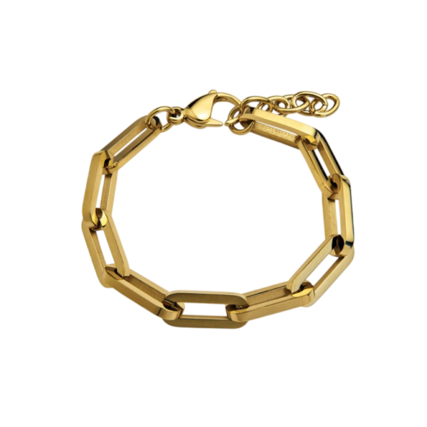 Pulseira Aço Chain Golden Hassu