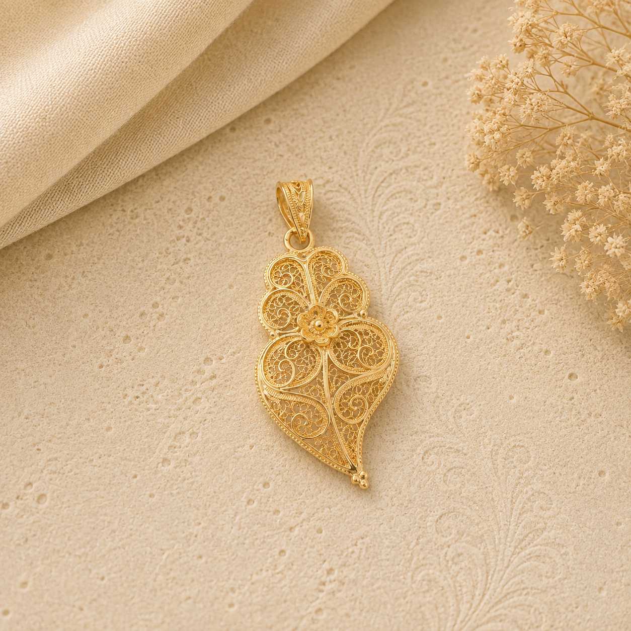 Coração Viana Ouro 19.2Kt 2