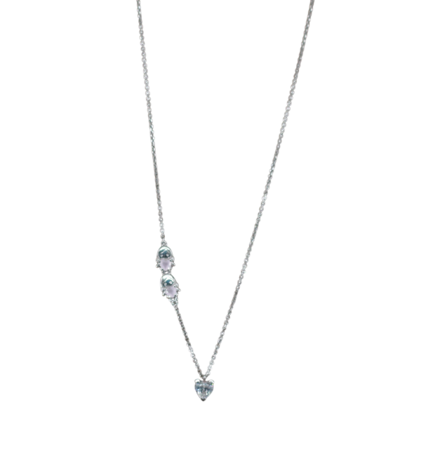 Colar Duas Meninas Prata