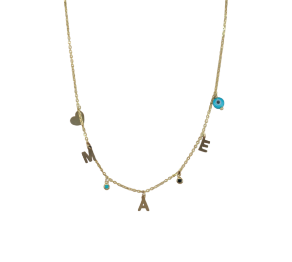 Colar Mãe Pedras Prata