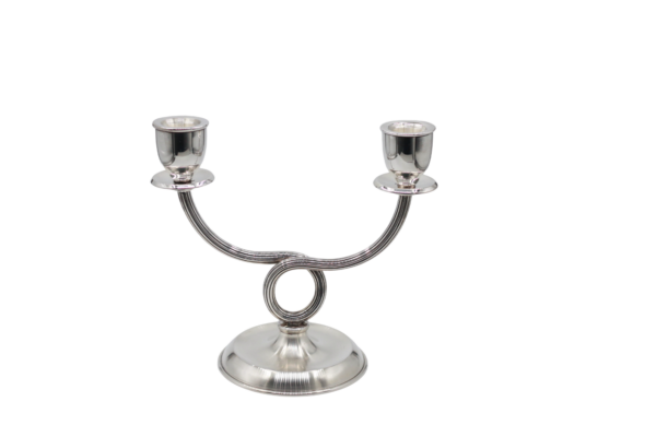 Castiçal em Prata Topázio