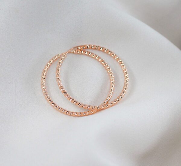 Argolas Canevão Torcidas Ouro 19,2kt