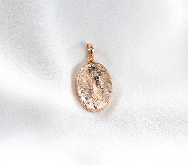 Medalha Oval de Abrir Ouro 19,2Kt