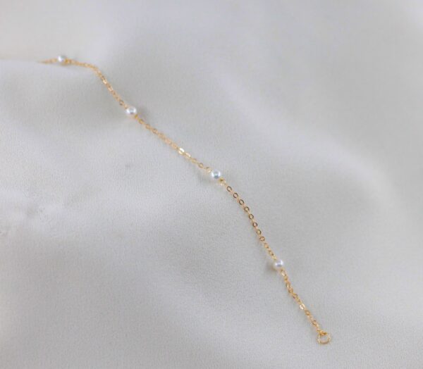 Pulseira pérolas ouro 19.2kt