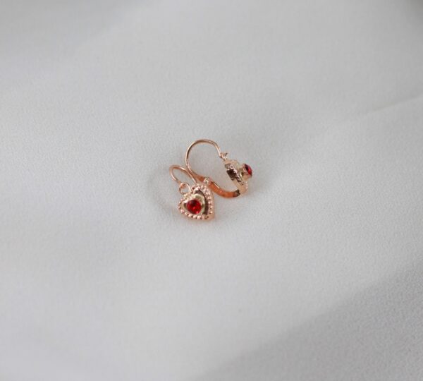 Brincos Coração Ouro 19,2Kt