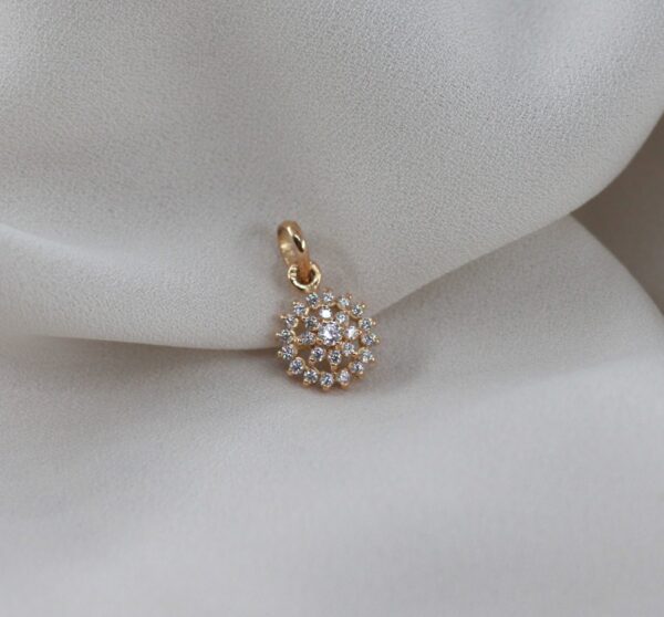 Medalha Chuveiro Zircónias Ouro19.2Kt