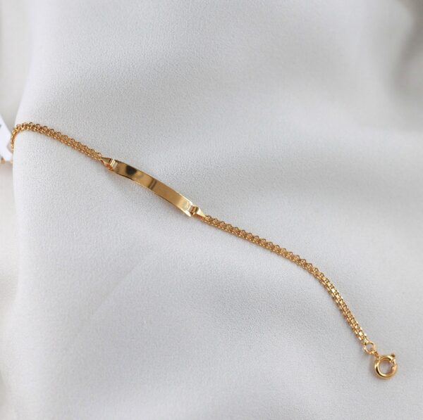 Pulseira Chapa Ouro 19,2Kt