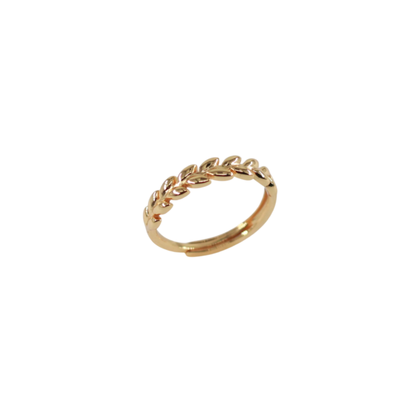 Anel Folhinhas Prata