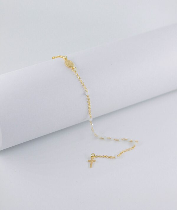 Pulseira Dezena Pedra Prata