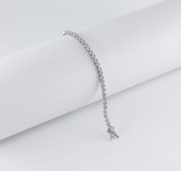 Pulseira Riviera Zircónias Prata