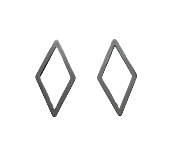 Brincos Losangolo Prata