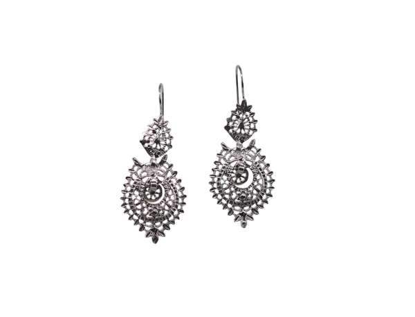 Brincos Rainha Prata