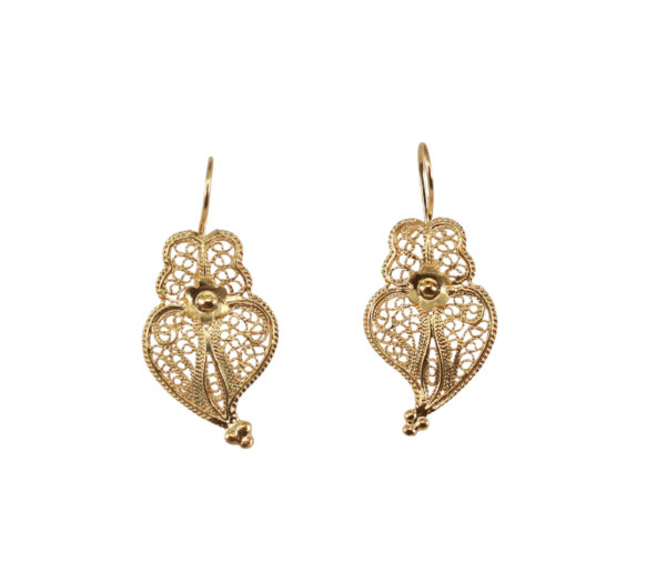 Brincos Coraçãoo Viana Prata