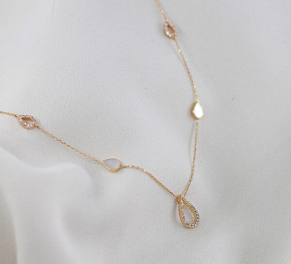 Colar Gota Madrepérola Ouro 19,2Kt