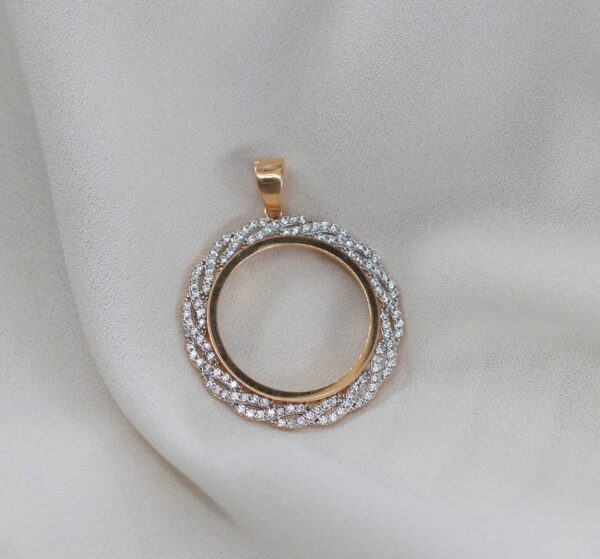 Aro Libra Zircónias Ouro 19,2Kt