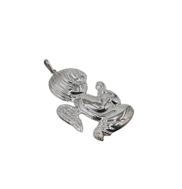 Medalha Anjo a Rezar Prata