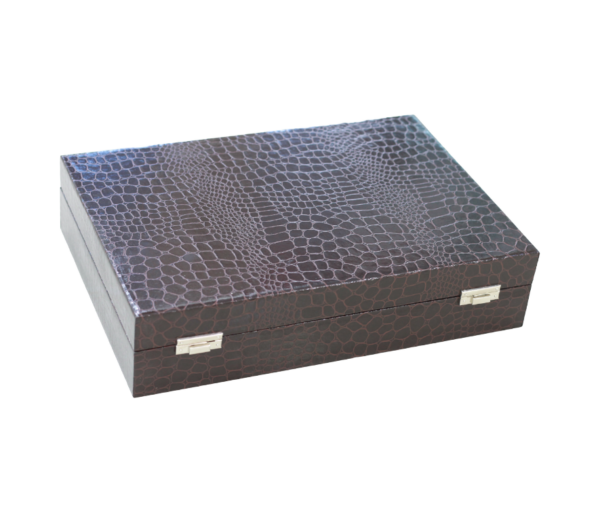 Guarda-Joias Duplo Castanho