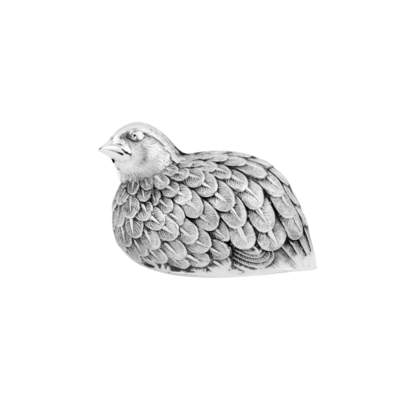 Saleiro Codorniz Prata Topázio