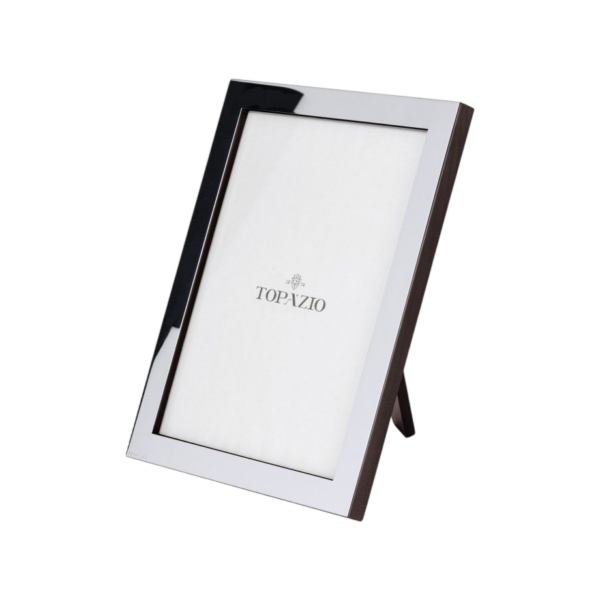 Moldura Aura – Grande Prata Topázio