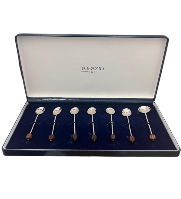Conjunto de Colheres Grão de Café Topázio
