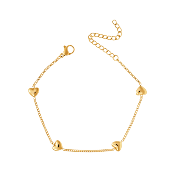 Pulseira Aço Love Golden Hassu