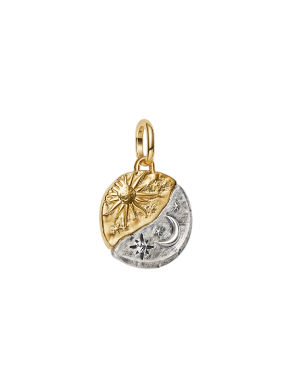 Conta Medalhão Sol e Lua Pandora