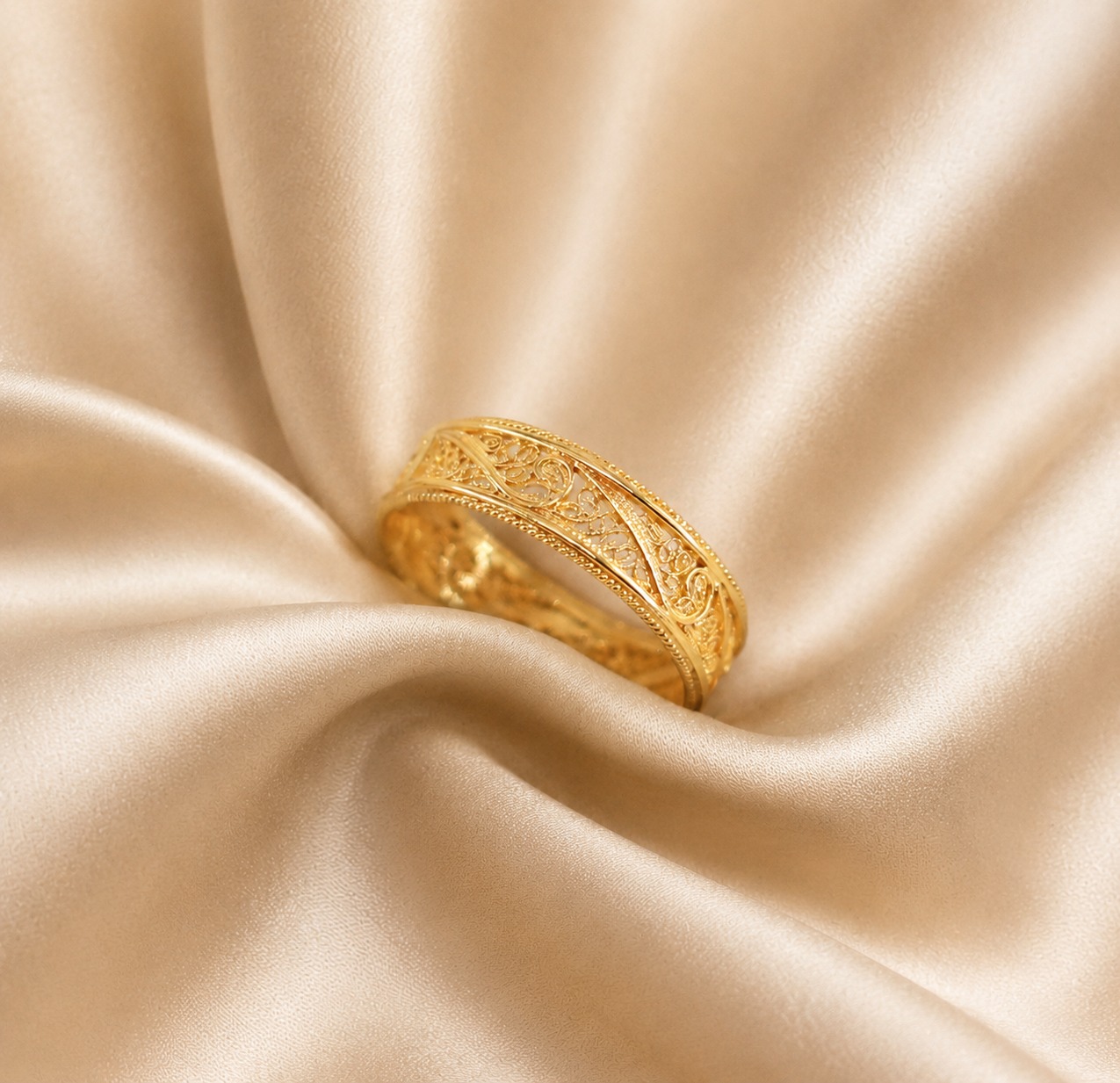 Anel Filigrana Ouro 19,2Kt