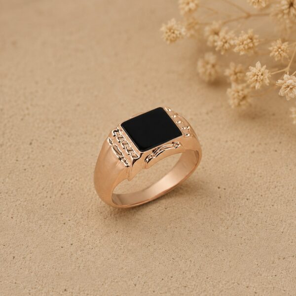 Anel Onyx Ouro 9kt