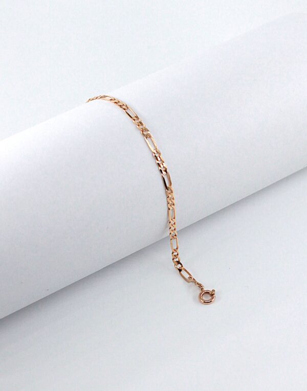 Pulseira 3+1 Ouro 9Kt