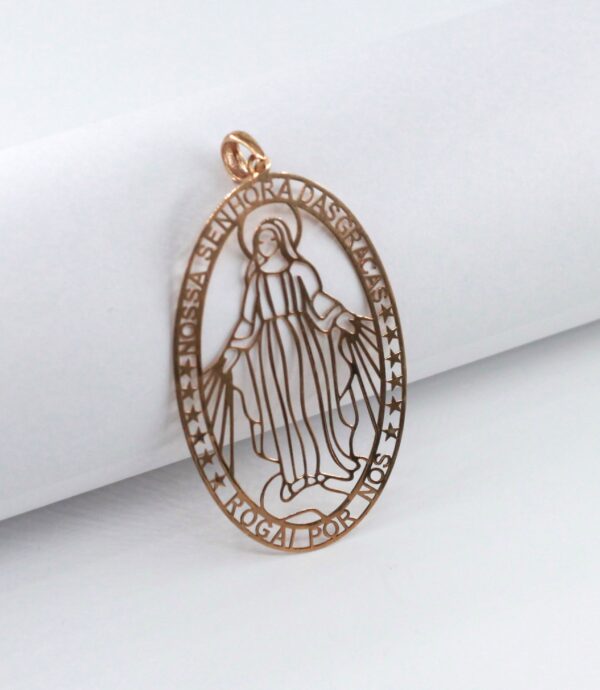 Medalha N. Sra. das Graças Ouro 9kts.