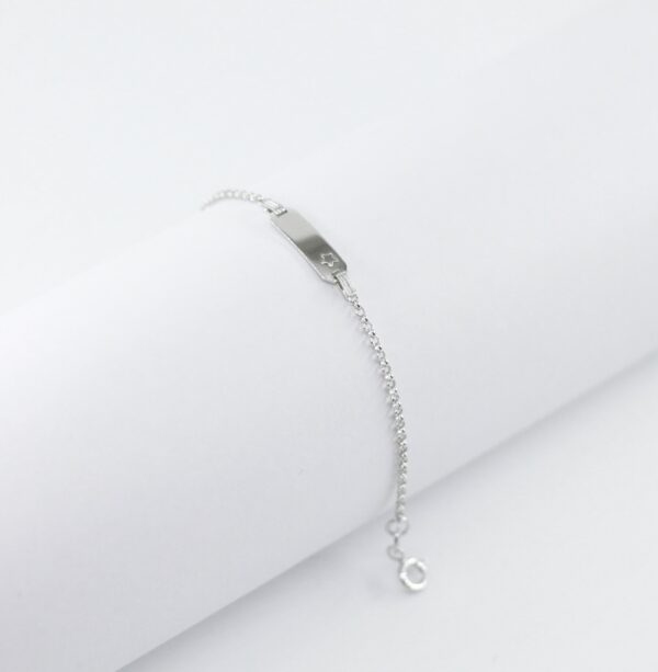 Pulseira Chapa Estrela Prata