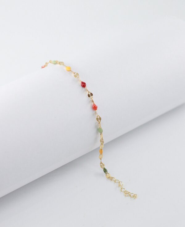 Pulseira Esmalte Prata